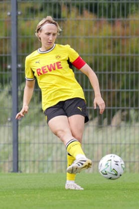 July 26, 2026, xgrfx, Women s Soccer Friendly Match, Borussia Dortmund vs. SC Heerenveen, Paula Reimann, Borussia Dortmund, DFL, DFB. REGULATIONS PROHIBIT ANY USE OF PHOTOGRAPHS AS IMAGE SEQUENCES AND OR QUASI-VIDEO. Hohenbuschei Training Facility