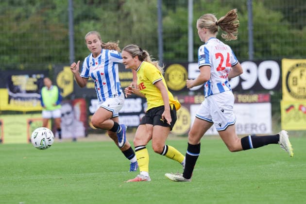 July 26, 2026, xgrfx, Women s Soccer Friendly Match, Borussia Dortmund vs. SC Heerenveen, Noreen Günnewig, Borussia Dortmund, DFL, DFB. REGULATIONS PROHIBIT ANY USE OF PHOTOGRAPHS AS IMAGE SEQUENCES AND OR QUASI-VIDEO. Hohenbuschei Training Facility