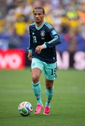 Ecuador v Germany: Group E - FIFA World Cup, WM, Weltmeisterschaft, Fussball 2026 EAST RUTHERFORD, NEW JERSEY - JUNE 25: Leroy Sane of Germany in action during the FIFA World Cup 2026 Group E match between Ecuador and Germany at New York New Jersey Stadium on June 25, 2026 in East Rutherford, United States. Leroy Sane East Rutherford New York New Jersey Stadium New Jersey United States Copyright: xVisionhausx 776447895