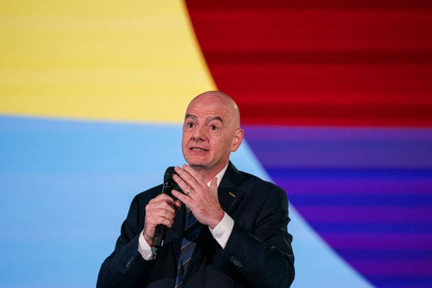 Soccer: Home of FIFA, Zurich, Switzerland; Gianni Infantino, FIFA President; portrait photo, portrait, single shot, facial expression, emotion, gesture, body language, emotion; Zurich, Canton of Zurich, Switzerland Copyright: xJOERANxSTEINSIEKx
