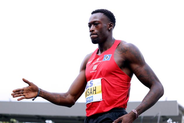 ANSAH Owen, Men s 200m German Champion, DLV German Track and Field Championships 2026 in Bochum-Wattenscheid on July 26, 2026 Copyright: xLacixPerenyix