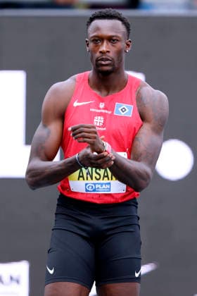 ANSAH Owen, Men s 100m German Champion, DLV German Track and Field Championships 2026 in Bochum-Wattenscheid on July 25, 2026 Copyright: xLacixPerenyix