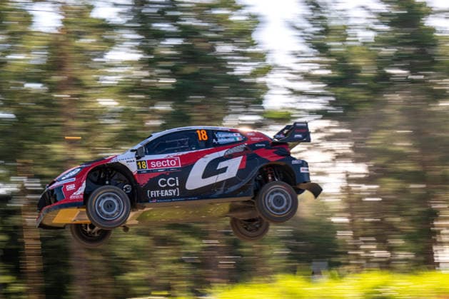 IPA87110706 - Takamoto Katsuta (JPN) and Aaron Johnston (IRL) in a Toyota GR Yaris Rally1 from Toyota Gazoo Racing WRT in action during the FIA WRC, Motorsport Rallye, WM SECTO RALLY FINLAND in Jyväskylä, Finland, July 30–August 2, 2026. Copyright: xFedericoxManoni IPAxSportx xx 87110706