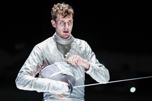 CHINA, HONG KONG - JULY 30, 2026: Athlete Pavel Graudyn represents Russia in a men s team sabre event during the 2026 Kerry Fencing World Championships 2026 Fencing World Championships In Hong Kong  - ZUMAt113 20260730_zaa_t113_121 Copyright: xMikhailxSinitsynx