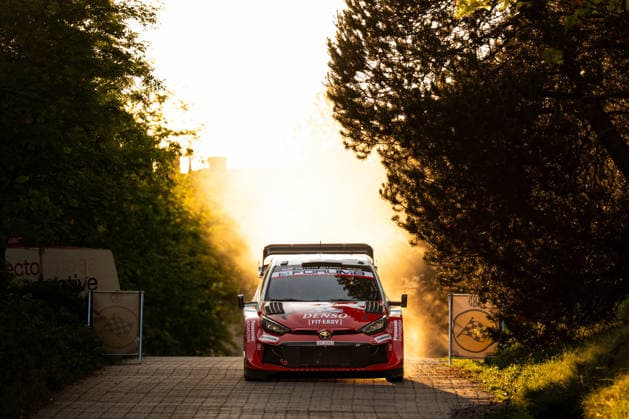 2026 FIA WRC, Motorsport Rallye, WM Secto Rally Finland - Day 1 Sami Pajari (FIN) and Marko Salminen (FIN) in a Toyota GR Yaris Rally1 of Toyota Gazoo Racing WRT2 in action during the FIA WRC SECTO RALLY FINLAND in Jyvaskyla, Finland, on July 30-. Jyväskylä Finland  Copyright: xFedericoxManonix originalFilename:manoni-fiawrc20260730_nps5x.jpg