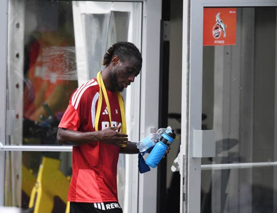 July 31, 2026, xophax, Soccer, Bundesliga 1, 1 FC Köln Training Camp: 1 FC Köln team in Kitzbühel; training in Sankt Johann; friendly match in Sankt Johann in Tirol against Hertha BSC; 1 FC Köln; Hertha; Gideon Mensah; 1 FC Köln; Kitzbühel