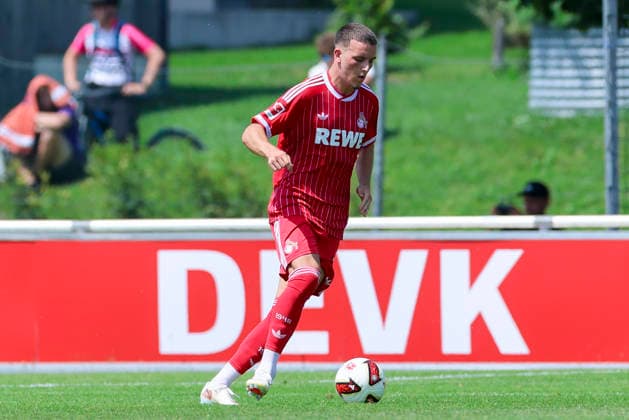 Said El Mala, 1 FC Köln controls the ball, Friendly match, 1 FC Köln vs. Hertha BSC Berlin, Koasastadion on July 31, 2026, in St. Johann in Tirol, Austria. Photo by Marco Steinbrenner, DeFodi Images. Said El Mala, 1 FC Köln, controls the ball. Friendly match: 1 FC Köln vs. Hertha BSC Berlin, Koasastadion, July 31, 2026, in St. Johann in Tirol, Austria. Photo by Marco Steinbrenner, DeFodi Images