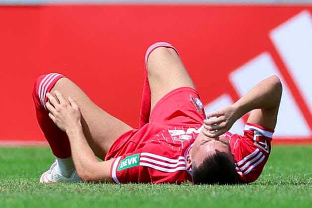 Said El Mala of 1 FC Köln looks disappointed, Friendly match, 1 FC Köln vs. Hertha BSC Berlin, Koasastadion on July 31, 2026, in St. Johann in Tirol, Austria. Photo by Marco Steinbrenner, DeFodi Images. Said El Mala of 1 FC Köln looks dejected, Friendly match, 1 FC Köln vs. Hertha BSC Berlin, Koasastadion, July 31, 2026, in St. Johann in Tirol, Austria. Photo by Marco Steinbrenner, DeFodi Images