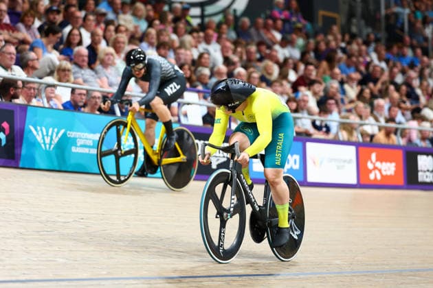 Glasgow 2026 Commonwealth Games Picture by Alex Whitehead SWpix.com - 31 07 2026 - Glasgow 2026 Commonwealth Games - Track cycling, Rad, Radsport, Bahnrad, Bahn and Para Track Cycling - Sir Chris Hoy Velodrome, Glasgow, Scotland - Women s Sprint - 1 8 Finals - Alessia McCaig of Australia Glasgow Sir Chris Hoy Velodrome Scotland Copyright: x xSWpix.comx(t axPhotographyxHubxLtd)xAlexxWhitehead SWpix.comx SWP-3030-16424