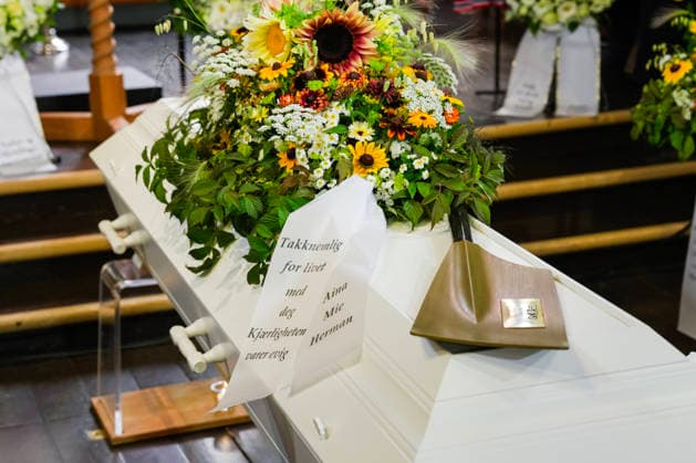 Funeral for rower Olaf Tufte, Horten, July 31, 2026. Olaf Karl Tufte’s funeral at Horten Church on Friday. Photo: Terje Bendiksby, NTB POOL, Horten, Norway. EDITORIAL USE ONLY. RESTRICTED USE FOR BETTING COMPANIES.  Copyright: xTerjexBendiksbyx xNTBx
