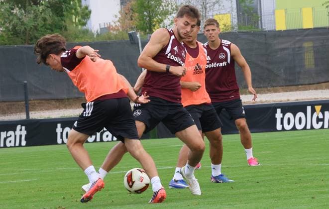 July 31, 2026 Soccer 2 Bundesliga 2026–2027 Season 1 FC Nuremberg FCN Club Training Sports Photo Zink DoGe xdoxgex Adam Markhiev 6, 1 FC Nuremberg FCN Marc Kornwachs Barjuan 35, 1 FC Nuremberg FCN