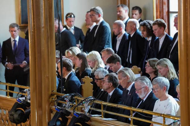 Funeral for rower Olaf Tufte, Horten, July 31, 2026. Olaf Karl Tufte’s funeral at Horten Church on Friday. Photo: Terje Bendiksby, NTB POOL, Horten, Norway. EDITORIAL USE ONLY. RESTRICTED USE FOR BETTING COMPANIES.  Copyright: xTerjexBendiksbyx xNTBx