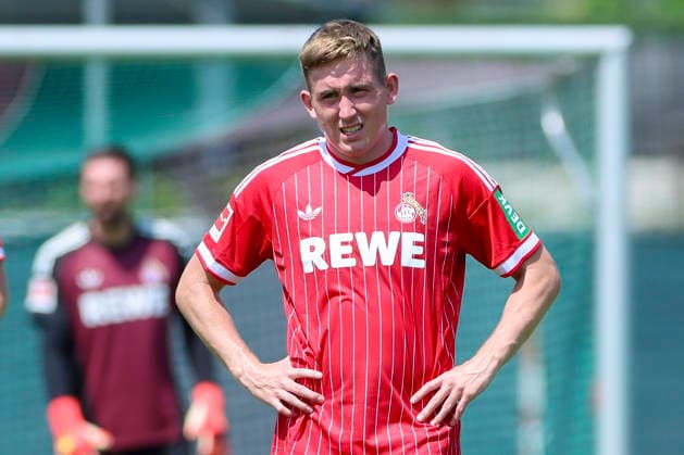 Isak Bergmann Johannesson of 1 FC Köln looks disappointed, Friendly match, 1 FC Köln vs. Hertha BSC Berlin, Koasastadion on July 31, 2026, in St. Johann in Tirol, Austria. Photo by Marco Steinbrenner, DeFodi Images. Isak Bergmann Johannesson of 1 FC Köln looks dejected, Friendly match, 1 FC Köln vs. Hertha BSC Berlin, Koasastadion, July 31, 2026, in St. Johann in Tirol, Austria. Photo by Marco Steinbrenner, DeFodi Images