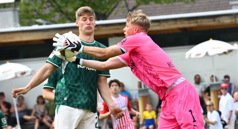 July 31, 2026 Soccer Season 2026–2027 Exhibition Match Friendly Match Preseason Match SC Freiburg SpVgg Greuther Fürth Kleeblatt Sports Photo Zink xwoxzix Regulations prohibit any use of photographs as image sequences and or quasi-video; for editorial use only Krisztian Keresztes 29, SpVgg Greuther Fürth; Florian Hellstern 1, SpVgg Greuther Fürth