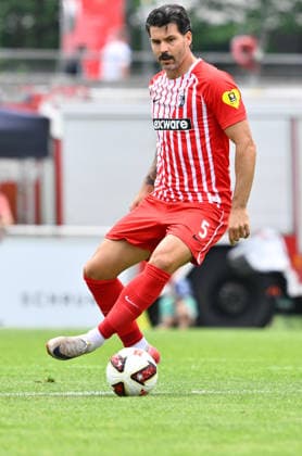 July 31, 2026 Soccer Season 2026–2027 Exhibition Match Friendly Match Preseason Match SC Freiburg vs. SpVgg Greuther Fürth Kleeblatt Sports Photo by Zink xwoxzix; regulations prohibit any use of photographs as image sequences and or quasi-video; for editorial use only. Anthony Jung 5, SC Freiburg, cropped single image