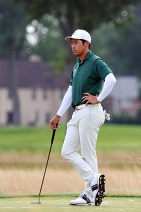 U.S. Senior Open Championship DETROIT, MICHIGAN - JULY 30: Jeffrey Kang of Los Angeles, California waits on the 16th green during the first round of the Rocket Classic 2026 at the Detroit Golf Club in Detroit, Michigan, USA, July 30, 2026. Detoit Michian United States  Copyright: xAmyxLemusx originalFilename:lemus-ussenior260730_np8f9.jpg