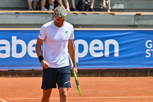 Men s Tennis 1st Bundesliga: TC Augsburg Siebentisch vs. TK GW Mannheim, July 31, 2026, AUGSBURG, GERMANY, July 31. Pictured: Jerome KYM of TC GW Mannheim during the Men’s 1st Bundesliga match between TC Augsburg and TK GW Mannheim on Matchday 6. Copyright: xBEAUTIFULxSPORTS Goldbergx