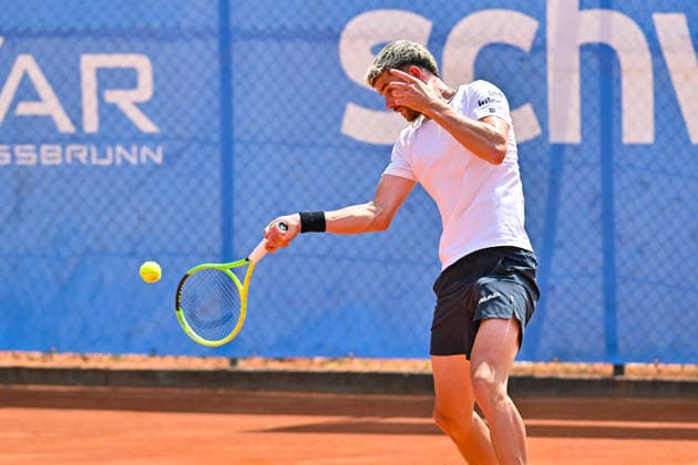 Men s Tennis 1st Bundesliga: TC Augsburg Siebentisch vs. TK GW Mannheim, July 31, 2026, AUGSBURG, GERMANY, July 31. Pictured: Jerome KYM of TC GW Mannheim during the Men’s 1st Bundesliga match between TC Augsburg and TK GW Mannheim on Matchday 6. Copyright: xBEAUTIFULxSPORTS Goldbergx