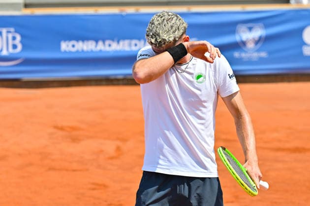 Men s Tennis 1st Bundesliga: TC Augsburg Siebentisch vs. TK GW Mannheim, July 31, 2026, AUGSBURG, GERMANY, July 31. Pictured: Jerome KYM of TC GW Mannheim during the Men’s 1st Bundesliga match between TC Augsburg and TK GW Mannheim on Matchday 6. Copyright: xBEAUTIFULxSPORTS Goldbergx