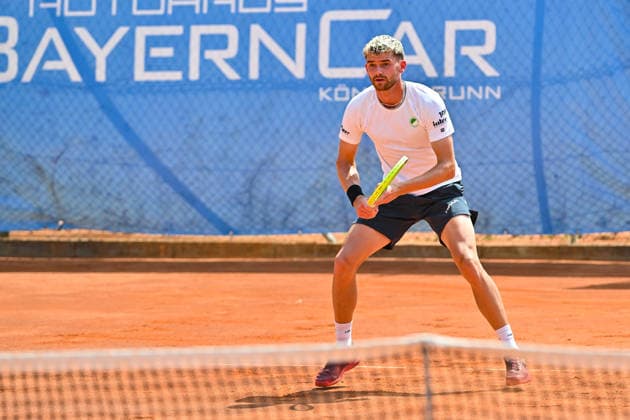 Men s Tennis 1st Bundesliga: TC Augsburg Siebentisch vs. TK GW Mannheim, July 31, 2026, AUGSBURG, GERMANY, July 31. Pictured: Jerome KYM of TC GW Mannheim during the Men’s 1st Bundesliga match between TC Augsburg and TK GW Mannheim on Matchday 6. Copyright: xBEAUTIFULxSPORTS Goldbergx