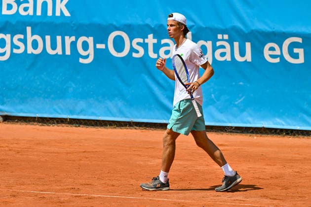 Men s Tennis 1st Bundesliga: TC Augsburg Siebentisch vs. TK GW Mannheim, July 31, 2026, AUGSBURG, GERMANY, July 31. Pictured: Niels McDONALD of TC GW Mannheim during the Men’s 1st Bundesliga match between TC Augsburg and TK GW Mannheim on Matchday 6. Copyright: xBEAUTIFULxSPORTS Goldbergx
