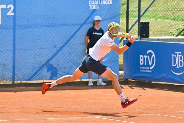 Men s Tennis 1st Bundesliga: TC Augsburg Siebentisch vs. TK GW Mannheim, July 31, 2026, AUGSBURG, GERMANY, July 31. Pictured: Jerome KYM of TC GW Mannheim during the Men’s 1st Bundesliga match between TC Augsburg and TK GW Mannheim on Matchday 6. Copyright: xBEAUTIFULxSPORTS Goldbergx