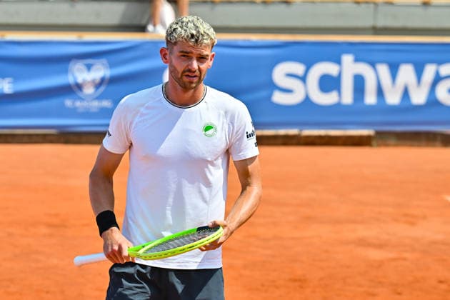 Men s Tennis 1st Bundesliga: TC Augsburg Siebentisch vs. TK GW Mannheim, July 31, 2026, AUGSBURG, GERMANY, July 31. Pictured: Jerome KYM of TC GW Mannheim during the Men’s 1st Bundesliga match between TC Augsburg and TK GW Mannheim on Matchday 6. Copyright: xBEAUTIFULxSPORTS Goldbergx