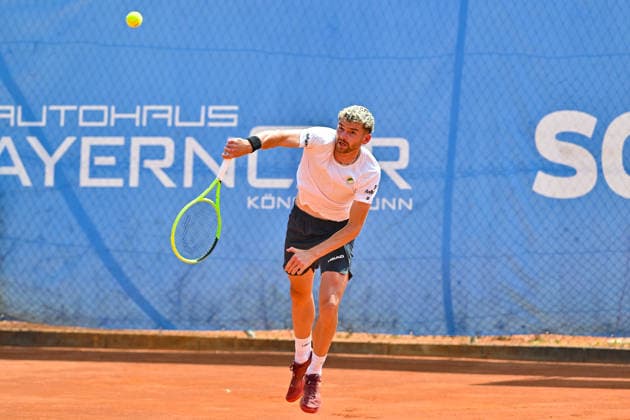 Men s Tennis 1st Bundesliga: TC Augsburg Siebentisch vs. TK GW Mannheim, July 31, 2026, AUGSBURG, GERMANY, July 31. Pictured: Jerome KYM of TC GW Mannheim during the Men’s 1st Bundesliga match between TC Augsburg and TK GW Mannheim on Matchday 6. Copyright: xBEAUTIFULxSPORTS Goldbergx