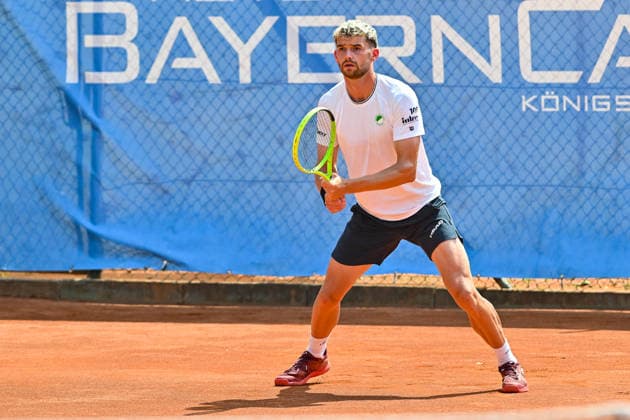 Men s Tennis 1st Bundesliga: TC Augsburg Siebentisch vs. TK GW Mannheim, July 31, 2026, AUGSBURG, GERMANY, July 31. Pictured: Jerome KYM of TC GW Mannheim during the Men’s 1st Bundesliga match between TC Augsburg and TK GW Mannheim on Matchday 6. Copyright: xBEAUTIFULxSPORTS Goldbergx