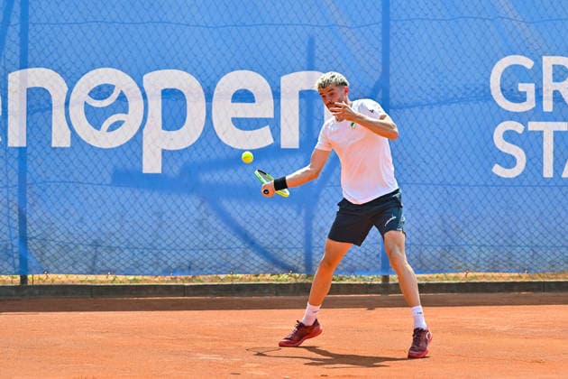 Men s Tennis 1st Bundesliga: TC Augsburg Siebentisch vs. TK GW Mannheim, July 31, 2026, AUGSBURG, GERMANY, July 31. Pictured: Jerome KYM of TC GW Mannheim during the Men’s 1st Bundesliga match between TC Augsburg and TK GW Mannheim on Matchday 6. Copyright: xBEAUTIFULxSPORTS Goldbergx