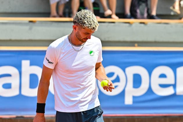 Men s Tennis 1st Bundesliga: TC Augsburg Siebentisch vs. TK GW Mannheim, July 31, 2026, AUGSBURG, GERMANY, July 31. Pictured: Jerome KYM of TC GW Mannheim during the Men’s 1st Bundesliga match between TC Augsburg and TK GW Mannheim on Matchday 6. Copyright: xBEAUTIFULxSPORTS Goldbergx