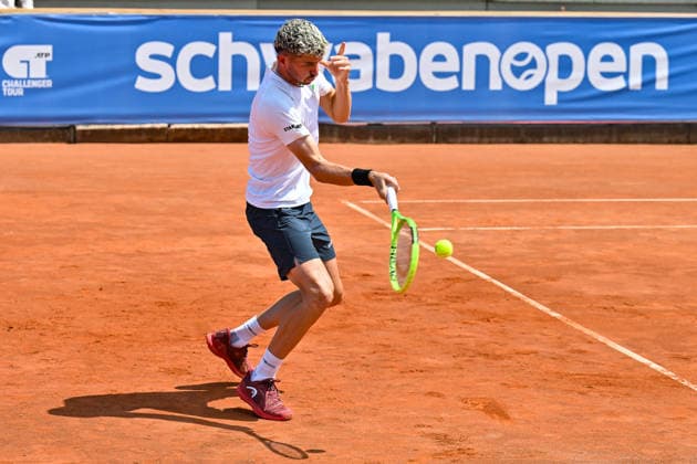 Men s Tennis 1st Bundesliga: TC Augsburg Siebentisch vs. TK GW Mannheim, July 31, 2026, AUGSBURG, GERMANY, July 31. Pictured: Jerome KYM of TC GW Mannheim during the Men’s 1st Bundesliga match between TC Augsburg and TK GW Mannheim on Matchday 6. Copyright: xBEAUTIFULxSPORTS Goldbergx