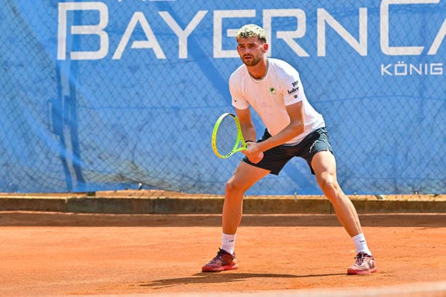 Men s Tennis 1st Bundesliga: TC Augsburg Siebentisch vs. TK GW Mannheim, July 31, 2026, AUGSBURG, GERMANY, July 31. Pictured: Jerome KYM of TC GW Mannheim during the Men’s 1st Bundesliga match between TC Augsburg and TK GW Mannheim on Matchday 6. Copyright: xBEAUTIFULxSPORTS Goldbergx