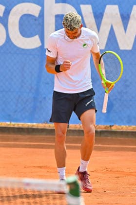 Men s Tennis 1st Bundesliga: TC Augsburg Siebentisch vs. TK GW Mannheim, July 31, 2026, AUGSBURG, GERMANY, July 31. Pictured: Jerome KYM of TC GW Mannheim during the Men’s 1st Bundesliga match between TC Augsburg and TK GW Mannheim on Matchday 6. Copyright: xBEAUTIFULxSPORTS Goldbergx