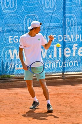 Men s Tennis 1st Bundesliga: TC Augsburg Siebentisch vs. TK GW Mannheim, July 31, 2026, AUGSBURG, GERMANY, July 31. Pictured: Niels McDONALD of TC GW Mannheim during the Men’s 1st Bundesliga match between TC Augsburg and TK GW Mannheim on Match Day 6. Copyright: xBEAUTIFULxSPORTS Goldbergx