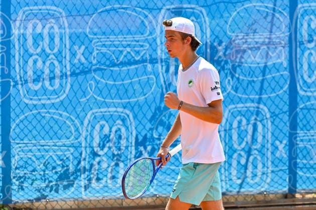 Men s Tennis 1st Bundesliga: TC Augsburg Siebentisch vs. TK GW Mannheim, July 31, 2026, AUGSBURG, GERMANY, July 31. Pictured: Niels McDONALD of TC GW Mannheim during the Men’s 1st Bundesliga match between TC Augsburg and TK GW Mannheim on Match Day 6. Copyright: xBEAUTIFULxSPORTS Goldbergx