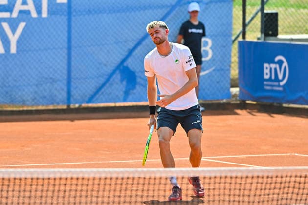 Men s Tennis 1st Bundesliga: TC Augsburg Siebentisch vs. TK GW Mannheim, July 31, 2026, AUGSBURG, GERMANY, July 31. Pictured: Jerome KYM of TC GW Mannheim during the Men’s 1st Bundesliga match between TC Augsburg and TK GW Mannheim on Matchday 6. Copyright: xBEAUTIFULxSPORTS Goldbergx