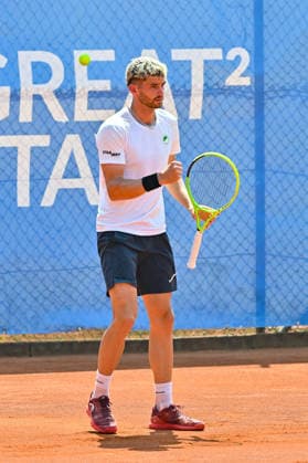 Men s Tennis 1st Bundesliga: TC Augsburg Siebentisch vs. TK GW Mannheim, July 31, 2026, AUGSBURG, GERMANY, July 31. Pictured: Jerome KYM of TC GW Mannheim during the Men’s 1st Bundesliga match between TC Augsburg and TK GW Mannheim on Matchday 6. Copyright: xBEAUTIFULxSPORTS Goldbergx