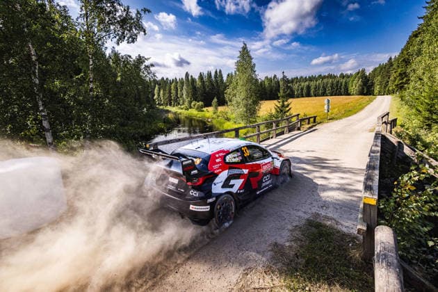 AUTO - WRC, Motorsport Rallye, WM - RALLY FINLAND 2026 33 Elfyn EVANS, Scott MARTIN, Toyota GR Yaris Rally1, action during the 2026 Rally Finland, 10th round of the 2026 WRC World Rally Car Championship, from July 30 to August 2, 2026 at Jyvaskyla, Finland - JyvaskylaFinland  Copyright: xNikosxKatikisx