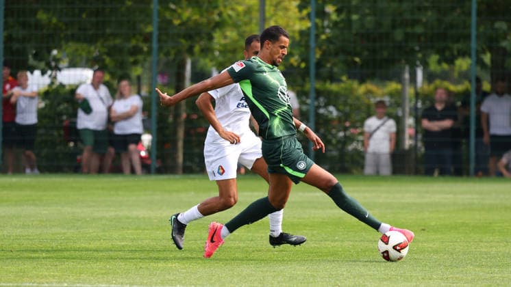 VfL vs. SC Telstar, Friendly Match in Wolfsburg, July 31, 2026, Soccer, Men s, 2026–2027 Season, Friendly Match, VfL Wolfsburg vs. SC Telstar, Robert Glatzel, VfL Wolfsburg, VW Arena, Germany