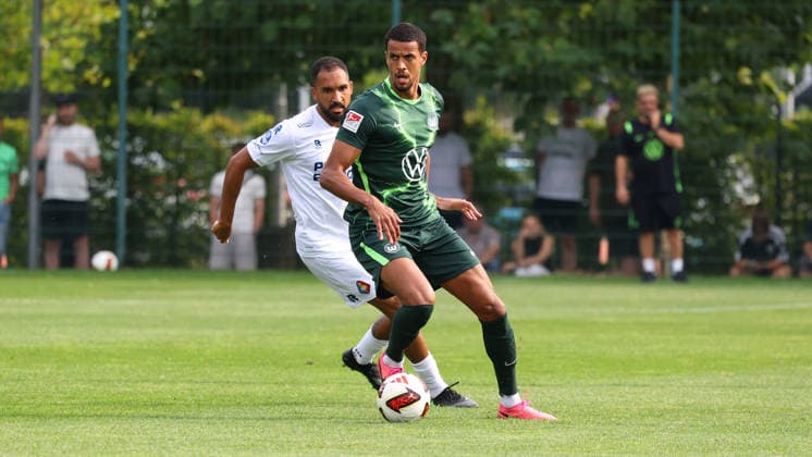 VfL vs. SC Telstar, Friendly Match in Wolfsburg, July 31, 2026, Soccer, Men s, 2026–2027 Season, Friendly Match, VfL Wolfsburg vs. SC Telstar, Robert Glatzel, VfL Wolfsburg, VW Arena, Germany
