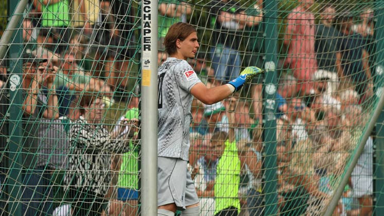 VfL vs. SC Telstar, Friendly Match in Wolfsburg, July 31, 2026, Soccer, Men s, 2026–2027 Season, Friendly Match, VfL Wolfsburg vs. SC Telstar, Goalkeeper Jakub Zielinski, VfL Wolfsburg, VW Arena, Germany