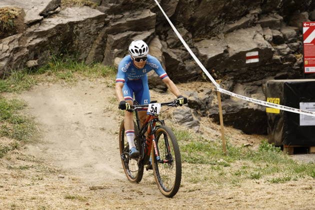 July 31, 2026, Monteceneri, Monte Ceneri, 2026 UEC MTB European Championship XCR Team Relay Final—Cross-Country Team Relay: Patrik ÄaernÃ½ 5A CZE, U23 Men, Monteceneri, Monte Ceneri, Ticino, Switzerland Copyright: xJustPictures.ch FrancescoxMinghettix jp-en-FrMi-_NG_0033