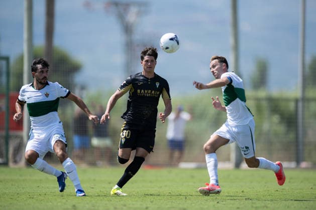 Alejandro Arevalo of Córdoba during a preseason friendly match between Elche CF and Córdoba CF played in Oliva, Valencia, on July 31, 2026, in Spain (Oliva, Valencia, Spain) Copyright: xVicentexVidalx xAgenciaxLOFx
