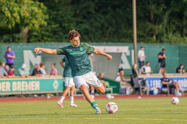 Soccer I Men s I 2026–2027 Season I Regionalliga Nord I Matchday 1 I SV Werder Bremen U23 vs. VfB Oldenburg I July 31, 2026 Arian Römers 23, SV Werder Bremen II, Bremen Stadium Grounds, Field 11, Bremen, Germany Copyright: xLobeca JonasxBoningx