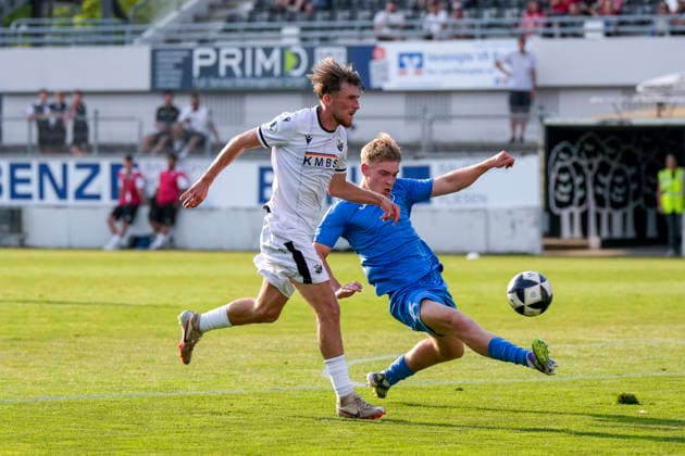 Football, BFV Cup, SV Sandhausen v TSG 1862 09 Weinheim