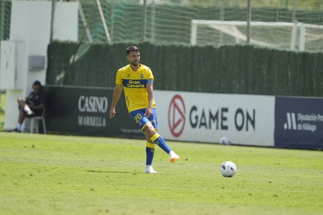 Kirian Rodriguez of Las Palmas during the friendly match between Las Palmas UD and Neom SC played at the Marbella Football Center on July 31, 2026, in Spain Copyright: xCristobalxOrtegax xAgenciaxLOFx