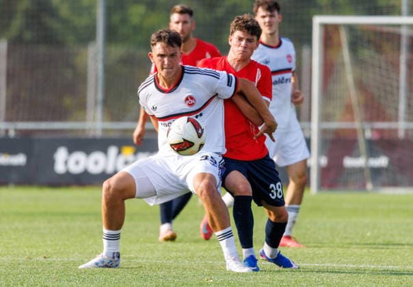 Football, Bavarian Regional League, 1. FC Nürnberg II v SpVgg Unterhaching