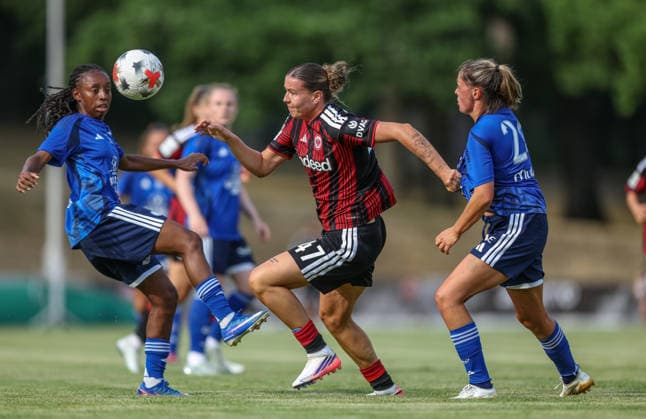 Football, Women's, Friendly, Eintracht Frankfurt v Racing Strasbourg