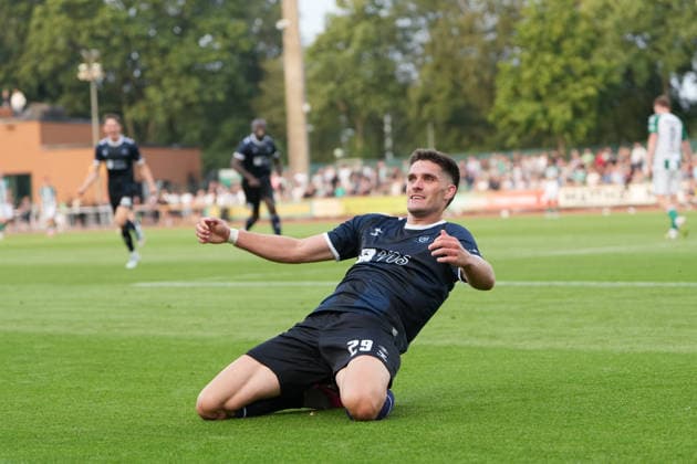 Soccer I Men s I 2026–2027 Season I Regionalliga Nord I Matchday 1 I SV Werder Bremen U23 vs. VfB Oldenburg I July 31, 2026 GOAL! Mats Facklam 29, VfB Oldenburg, Bremen Stadium Grounds, Field 11, Bremen, Germany Copyright: xLobeca JonasxBoningx